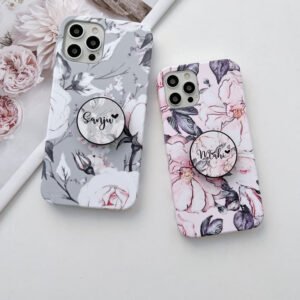 The Floral Shades Slim Case Cover With Customised Holder